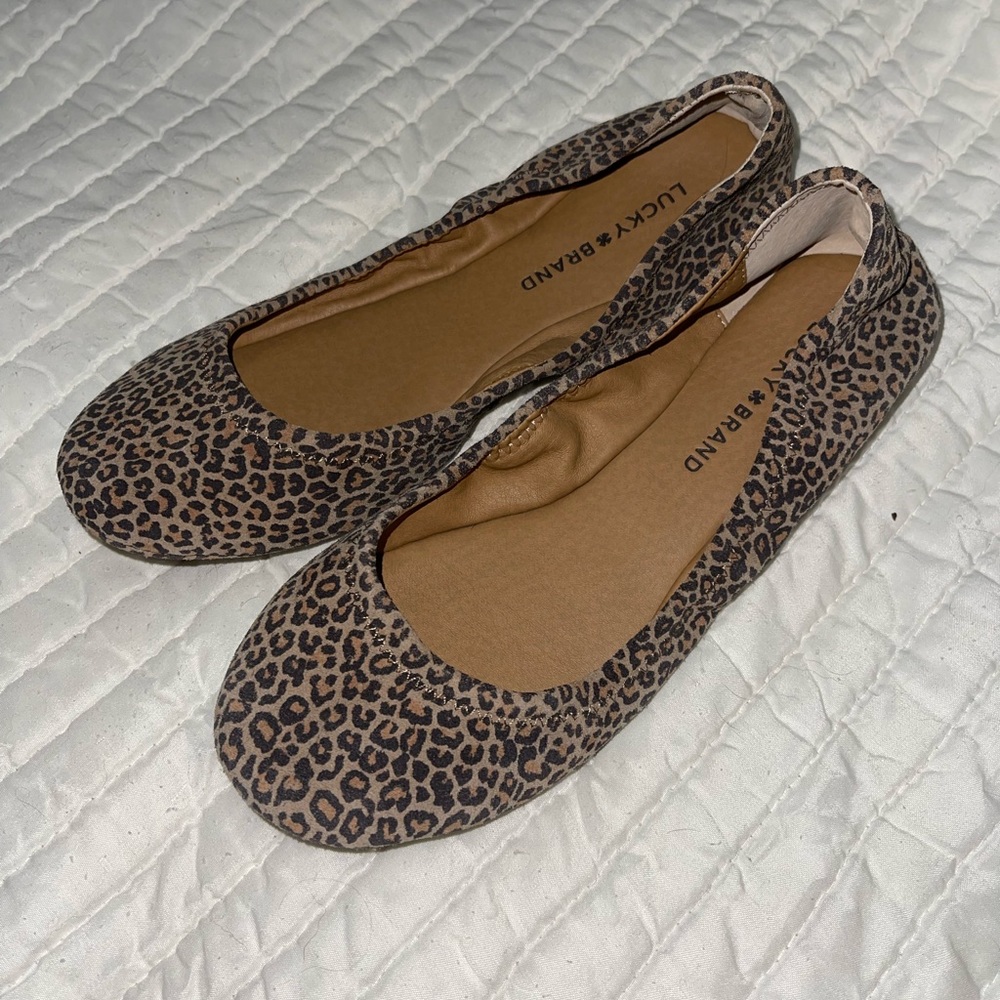 Lucky Brand Cheetah flats